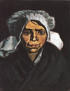 Винсент Виллем Ван Гог Антверпен Нюэнен, Портрет крестьянки в белом чепце